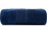 Asciugamano Mario 50X90 Blu Navy 480G 100% Cotone