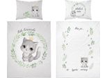 Biancheria Da Letto Per Neonati 100X135 Gattino Principi Cotone