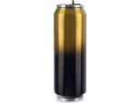 Orion | Thermo Mug - 700 Ml - Nero-Oro - Isolata - A Prova Di Perdita - Con Cannuccia