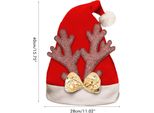 Cappello Da Babbo Natale, Caldo, Oggetto Di Scena Per Feste Cosplay, Decorazione Per Bambini, Adulti, Regalo Di Natale