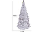 Led Cristallo Mini Albero Di Natale Luce Notturna Lampada Colore Che Cambia Lampada Notturna Di Natale Home Decor Decorazione Di Natale Regalo Per Bambini