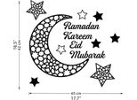 Adesivo Acrilico Con Mezzaluna Del Ramadan, Adesivo Murale 3D Autoadesivo Per Porte, Finestre E Armadi