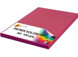 Carta Colorata A4 90G Rosso Grassetto 100 Fogli