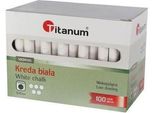 Gesso Scolastico Bianco 100 Pz Titanum