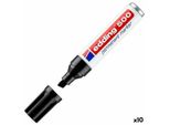 10X Edding 500-001 Pennarello Permanente Ricaricabile 2 - 7 Mm Nero