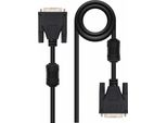 Nanocable 10.15.0802 Cavo Da Dvi A Dvi Dual Link 24 + 1, Maschio/Nero, 1,8 M