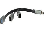 Conceptronic Usb-Hub 3-Port 3.1/C->2X2.0 1X3.0 O.Netz. Gr