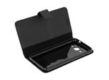 Avizar, Custodia Protettiva Flip Con Funzione Di Supporto Per Samsung Galaxy J3, Nero