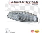 Fanale Posteriore A Led Stile Lucas Trasparente Con Kzb