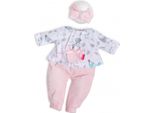 Berjuan Bambola Pigiama Susu Ragazze 30Cm Rosa/Bianco/Grigio