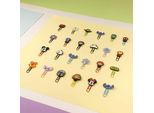 Clip Punto 4 Pezzi Gomma Plastica