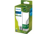 Philips Lampada Led Ultra-Efficiente Di Classe A E27 Opaca 7,3W 1535Lm Bianco Caldo 3000K Come 100W 8719514435636