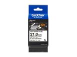 Brother HSE-251E Nastro Per Etichette Nero Su Bianco