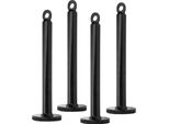 Set Di 4 Perni Di Carico Per Piastre Di Peso - Altezza: 320 Mm - 4 X Supporto Per Piastre Di Peso In Acciaio | Piastra Per Bilanciere Fitness - Perno Di Carico Per Piastre Di Peso | Supporto Per Sollevamento Pesi Da Allenamento | Supporto Per Dischi