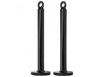 2 X Perno Di Carico Della Piastra Di Peso 320 Mm - Supporto Per Piastra Di Peso In Acciaio | Piastra Per Bilanciere - Perno Di Carico Della Piastra Di Peso | Supporto Per Sollevamento Pesi Per Allenamento | Supporto Per Dischi | Portapesi Per Fitness
