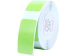 Edibazzar | Niimbot Etichette Termiche Adesive, 14 X 28 Mm, Verde, Rotonde, X205