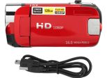 D90 1080P 16 Mp Videocamera Digitale Da 2,4 Pollici Ruotabile Zoom 16X Videoregistratore Hd Con Luce Di Riempimento Rosso