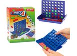 Toi-Toys - Gioco Da Viaggio - Connect 4 Gioco Da Tavolo Gioco Per Famiglie Gioco Per Bambini