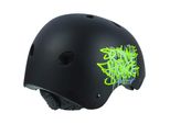 Polisport Urban Radical Casco Da Bicicletta S 53-55 Cm Graffiti Nero Verde