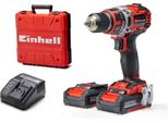 Einhell Power X-Change Trapano Avvitatore A Batteria TP-CD 18/50 Li Bl (2X2,0Ah)
