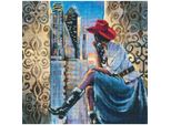 Rto Set Punto Croce "Dallas"" M741, Motivo Di Conteggio, 33X33 Cm"