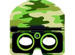 Unique Party Maschere Militari Mimetiche (Confezione Da 8) SG15357 (Taglia Unica) (Verde)