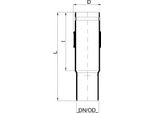 Poloplast Polo Kal Xs Langmuffe Dn 40