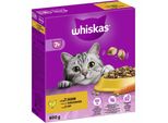 Whiskas® Katzen-Trockenfutter 7+ Mit Huhn 800,0 G