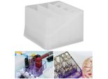 3D Rossetto Gioielli Storage Box Resina Stampo Casting Silicone Multislot Organizzatori Stampo