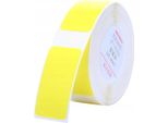 Edibazzar | Niimbot Etichette Termiche Adesive, 14 X 28 Mm, Giallo, Rotonde, X205