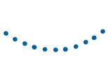Unique Party - Palla A Nido D'ape - Decorazione - Carta SG38722 (Taglia Unica) (Blu Reale)