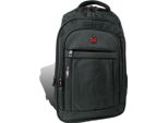 Travel N Meet Zaino Business, Zaino Imbottito Nero Uomo D2ORD4223S
