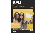Apli - Carta Fotografica Best Price Ft A4, 140 G, Confezione Da 100 Fogli
