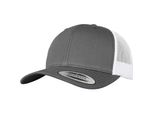 Flexfit 6606T | Cappello / Berretto / Cappello Retro Trucker 2-Tone - Colore: Grigio Scuro/Bianco - Taglia: Unica