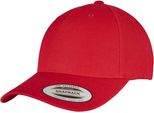 Flexfit 5789M | Yp Classics 5-Panel Premium Curved Visor Snapback Cap - Colore: Rosso - Taglia: Taglia Unica