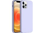 Custodia Per Iphone 12/ Iphone 12 Pro - Silicone - Custodia/Schienale Morbida Accezz - Viola