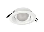 Faretto Da Incasso A Soffitto Irid White Bianco Rotondo EDO777135 Edo