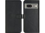 Cover Per Google Pixel 7 - Vera Pelle - Selencia Flip Cover - Nero