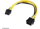 Akasa - Adattatore Da 12V Atx 8 Pin A Pcie 6+2 Pin