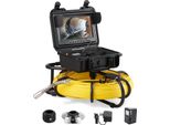 Vevor 120M 9" Telecamera Per Tubi Telecamera Per Fognature Telecamera Di Ispezione Telecamera Endoscopio 720P 6Hrs."