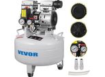Vevor 850W Compressore D'aria 30L Compressore Whisper Compressore D'aria Senza Olio Erogazione D'aria