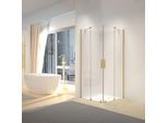 Cabine Doccia Rea Montana Brush Gold 90X90