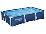 Set Piscina Bestway® Steel Pro™ Frame Con Pompa Filtro 300 X 201 X 66 Cm, Blu Scuro, Rettangolare