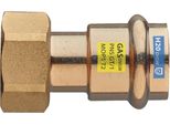 Frabo Verschraubung Mit Schwenk-Mutter Flachdichtend 1 1/2 X 28 Mm Rotguss