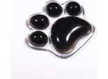 Inf Supporto Per Mouse In Silicone Trasparente, Ergonomico, Confortevole Nero