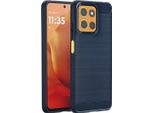 Motorola Moto G15 Power/Motorola Moto G15 Sleeve - Silicone - Custodia/Copertura Morbida Imoshion - Blu Scuro