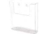 Deflecto 76401 Deflecto Portadepliant, Piatto, Din A4 Verticale, Cristallino