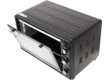 JUNG MESKO MS6021 Minibackofen 66L elektrisch, Mini Backofen 3000W, Ofen, Timer 60 Min., 3 Heizmodi, inkl. Backrost, Backblech
