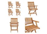 Vidaxl Sedie Da Giardino Pieghevoli 4 Pz. Legno Massiccio Teak - Sedia Da Giardino - Sedie Da Giardino - Sedia Di Legno - Sedie Di Legno