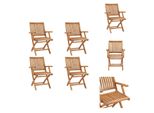 Vidaxl Sedie Da Giardino Pieghevoli 4 Pz. Legno Massiccio Teak - Sedie Da Giardino
